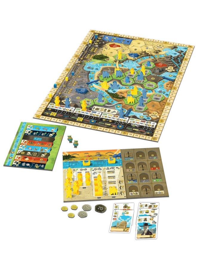 Capstone Games: Boonlake Hand Management, Exploration Strategy Board Game, 1-4 Players, Ages 14+, 40 Minute per Player Game Play Multicolor - Image 2